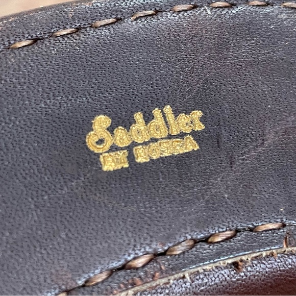 Saddler by BOSCA Glass Flask in Discreet Brown Leather Case VINTAGE - Picture 5 of 12